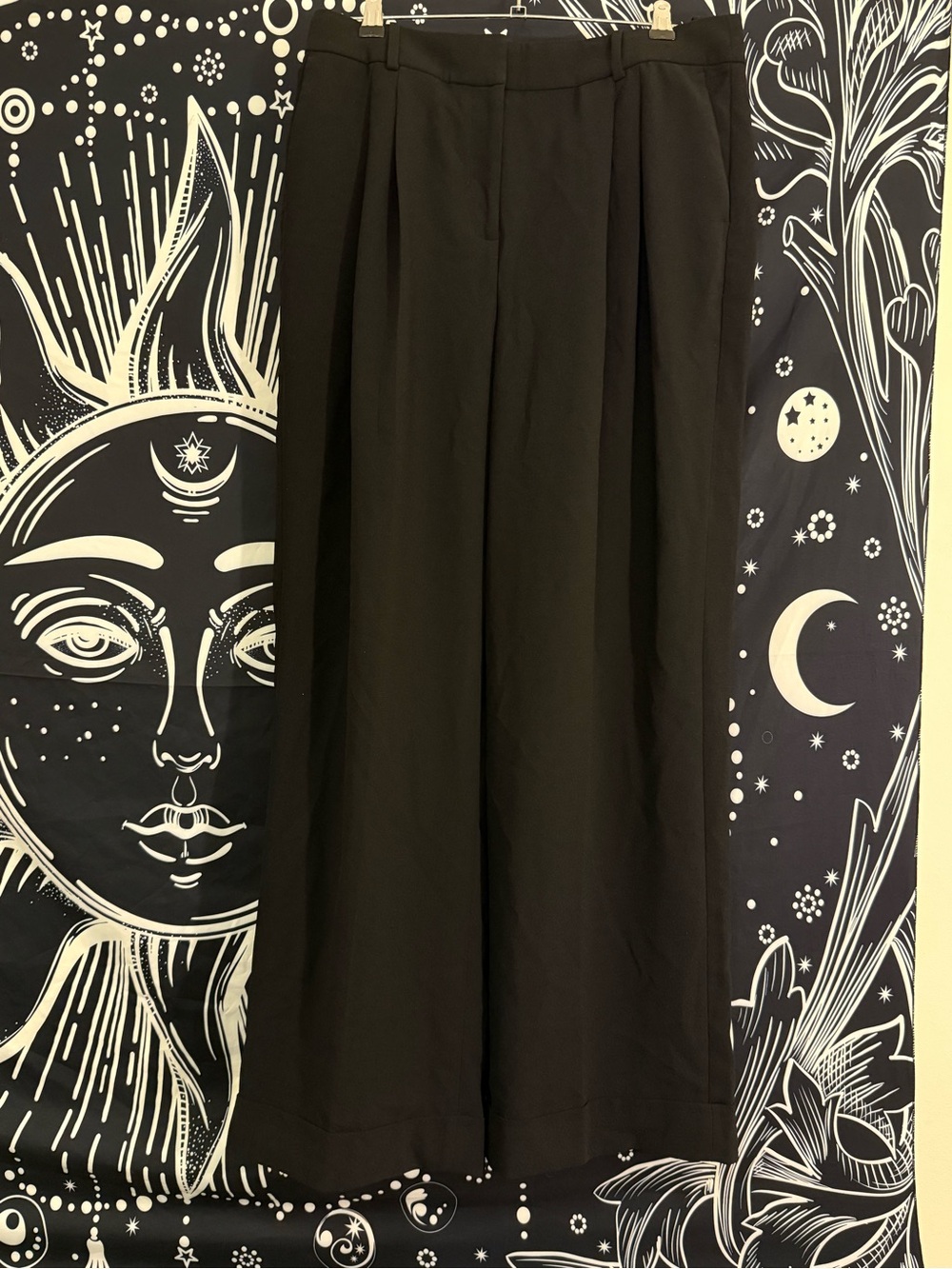 J. Crew Black Wide Leg Pants